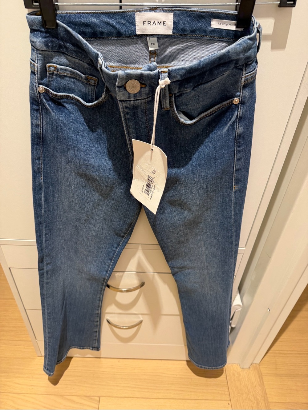 Frame Denim Blue Cropped Women's Jeans